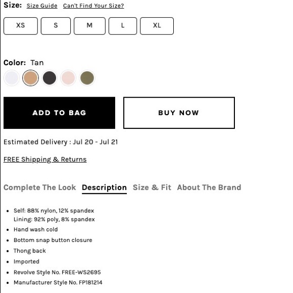 Free People Keep it Sleek Bodysuit - Picture 7 of 7